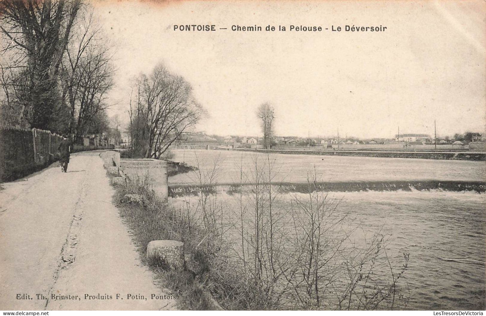 FRANCE - Pontoise - Chemin De La Pelouse - Le Déversoir - Carte Postale Ancienne - Pontoise