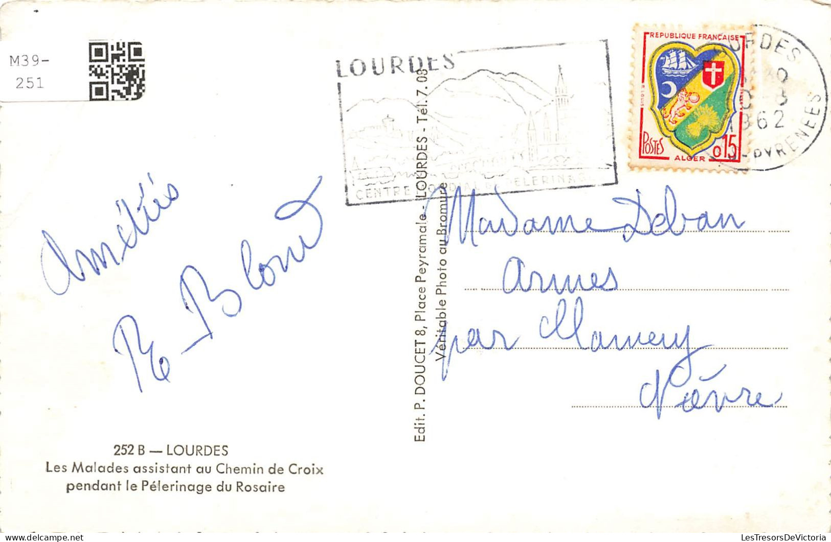 FRANCE - Lourdes - Les Malades Assistant Au Chemin De Croix Pendant Le Pèlerinage Du Rosaire - Carte Postale Ancienne - Lourdes