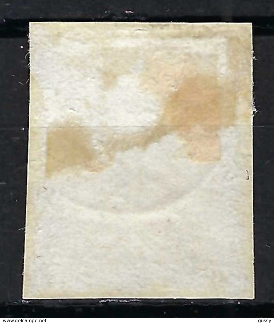 SUISSE Ca.1857-62: Le ZNr. 21G, 3-4 Marges, B Obl. CAD "Neuchâtel", Forte Cote - Gebruikt