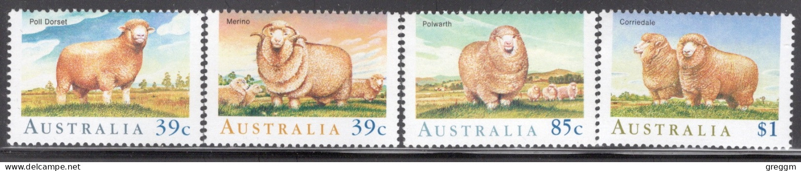 Australia 1989 Set Of Sheep Stamps  In Unmounted Mint - Nuovi