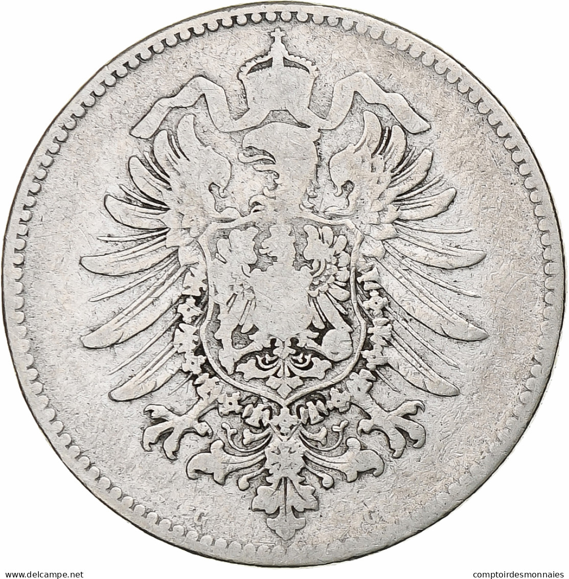 Monnaie, GERMANY - EMPIRE, Wilhelm I, Mark, 1874, Karlsruhe, TB, Argent, KM:7 - 1 Mark