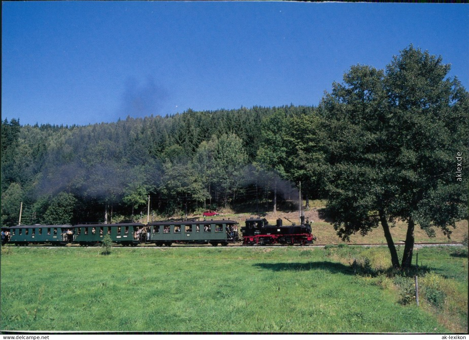 Jöhstadt (Erzgebirge) Preßnitztalbahn Ansichtskarte  1998 - Jöhstadt