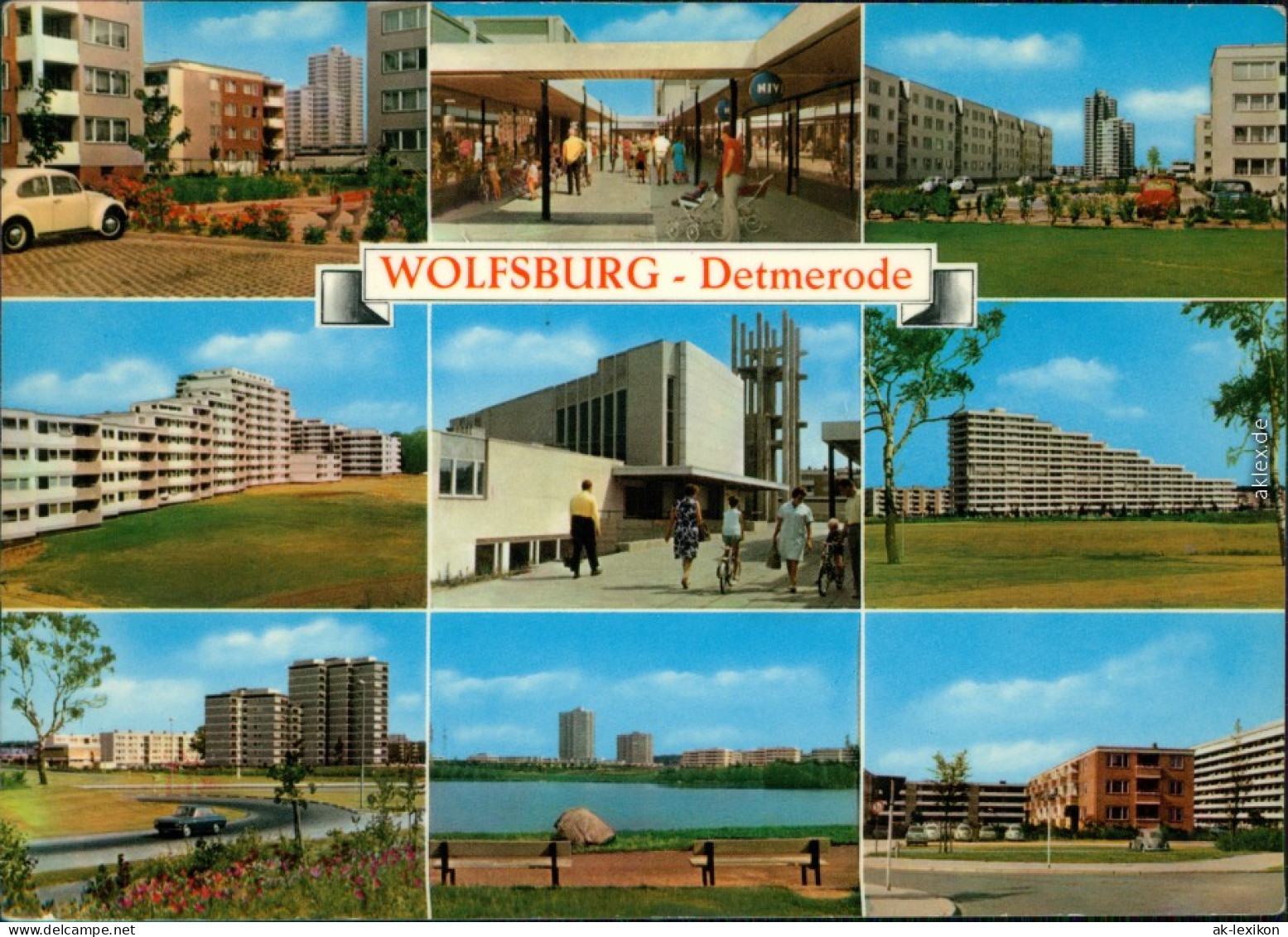 Detmerode Wolfsburg Neubauten, Straßen, Und Zentrum 1973 - Wolfsburg