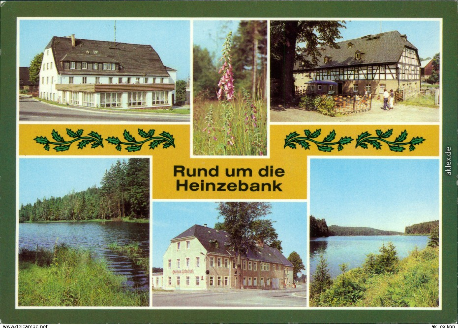 Heinzebank Wolkenstein Holmdorf - Kulturhaus Großolbersdorf - Gasthaus  1983 - Wolkenstein