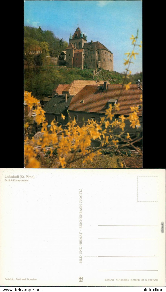 Liebstadt Schloss Kuckuckstein Bild Heimat Reichenbach  1985 - Liebstadt