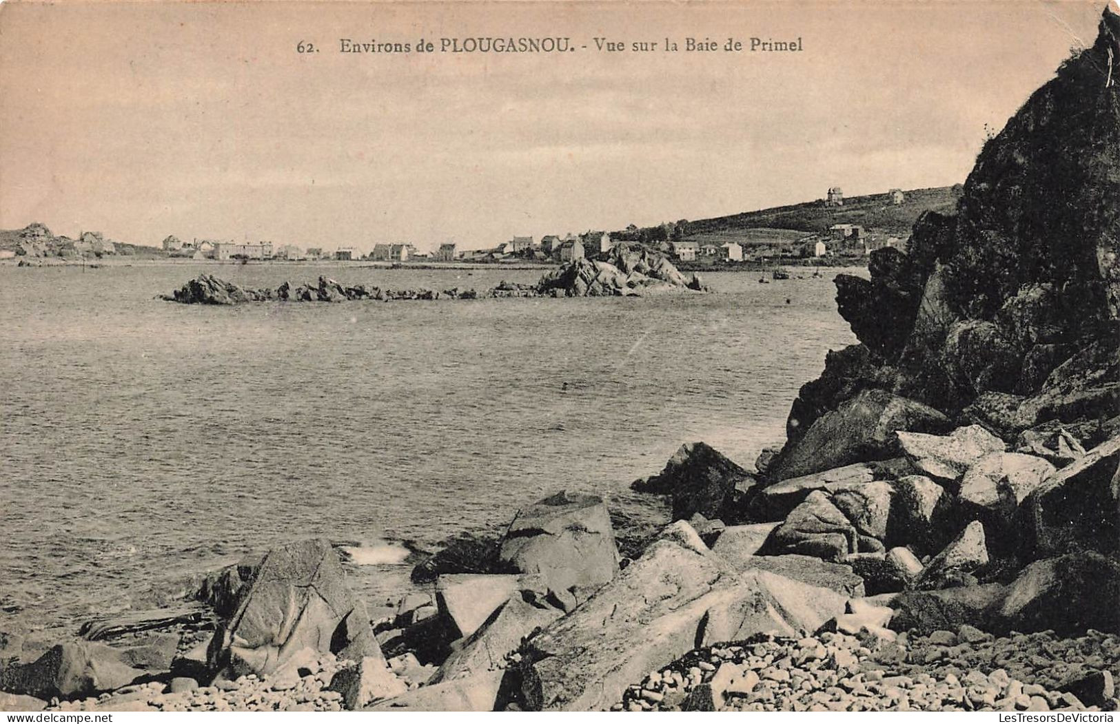 FRANCE - Environs De Plougasnou - Vue Sur La Baie De Primel - Carte Postale Ancienne - Plougasnou