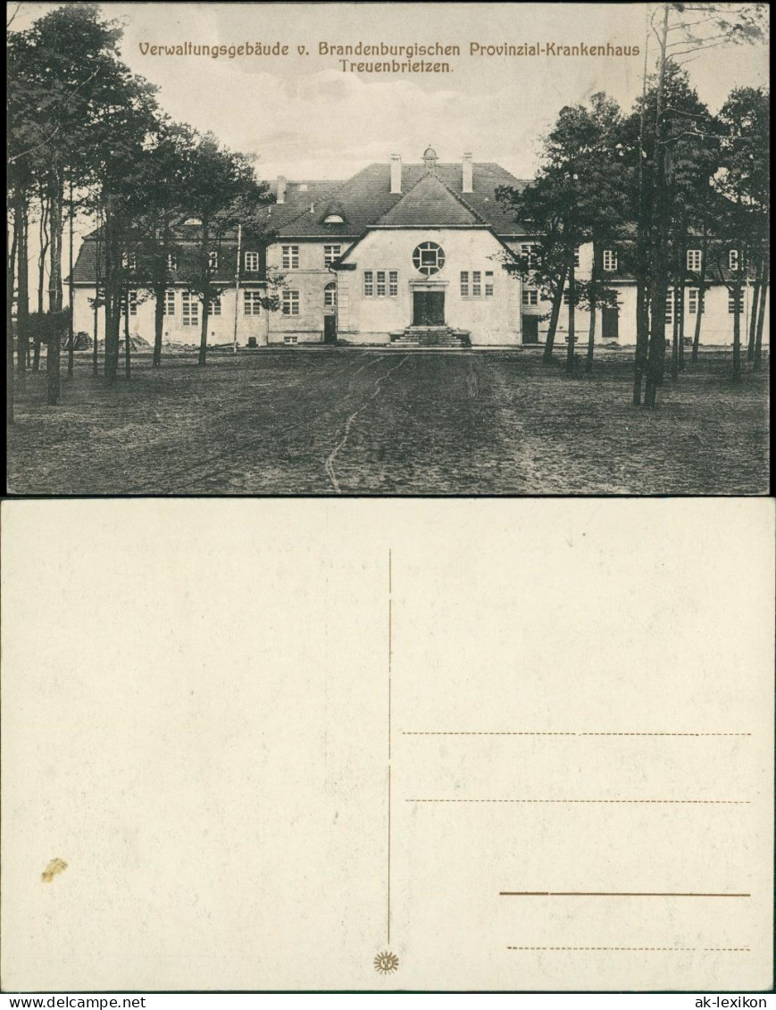 Treuenbrietzen Verwaltungsgebäude Brandenburgischs Provinzial Krankenhaus 1911 - Treuenbrietzen