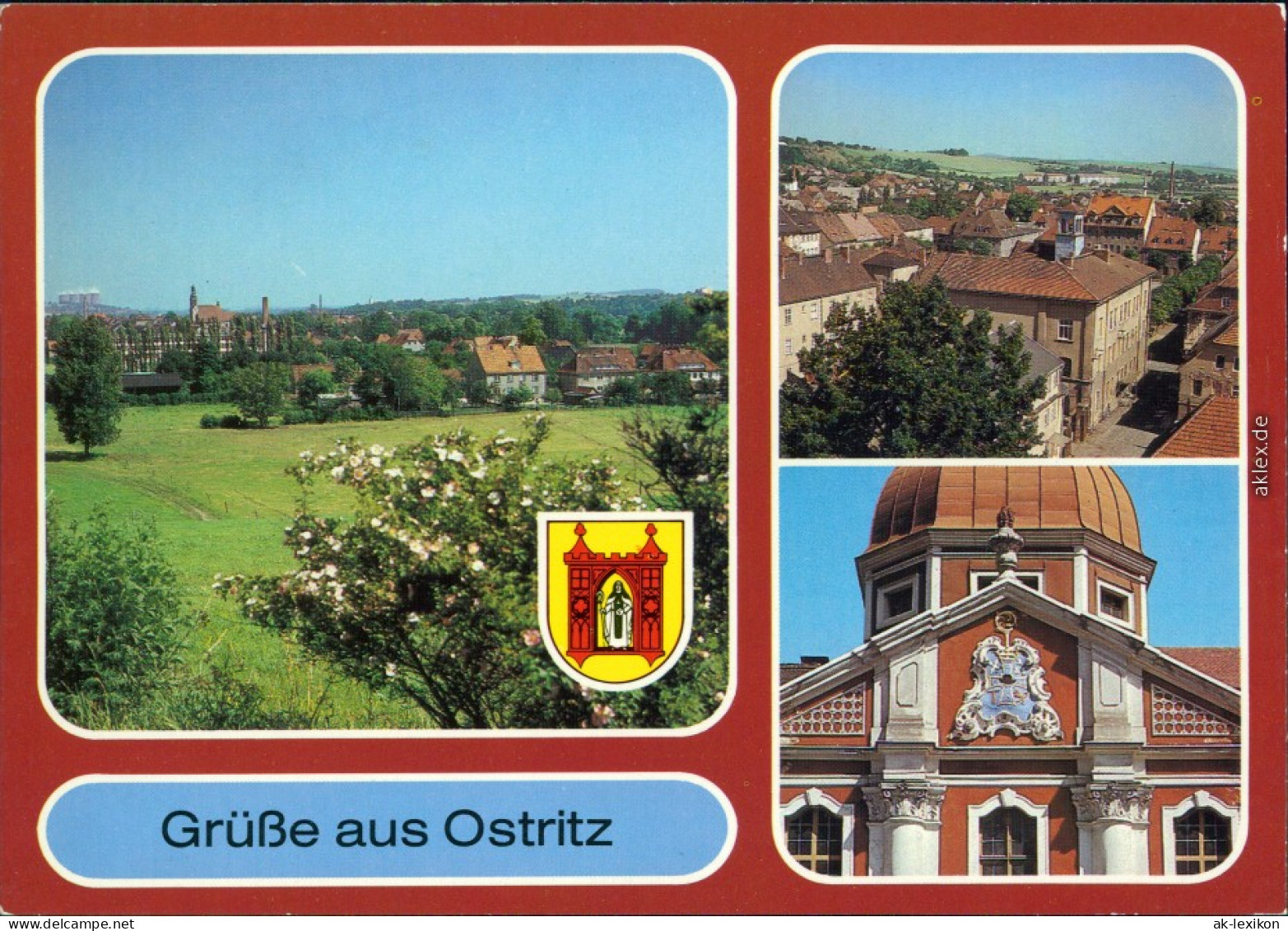 Ostritz (Oberlausitz Ostritzer Berg Kloster Marienthal - Fassadendetail 1986 - Ostritz (Oberlausitz)