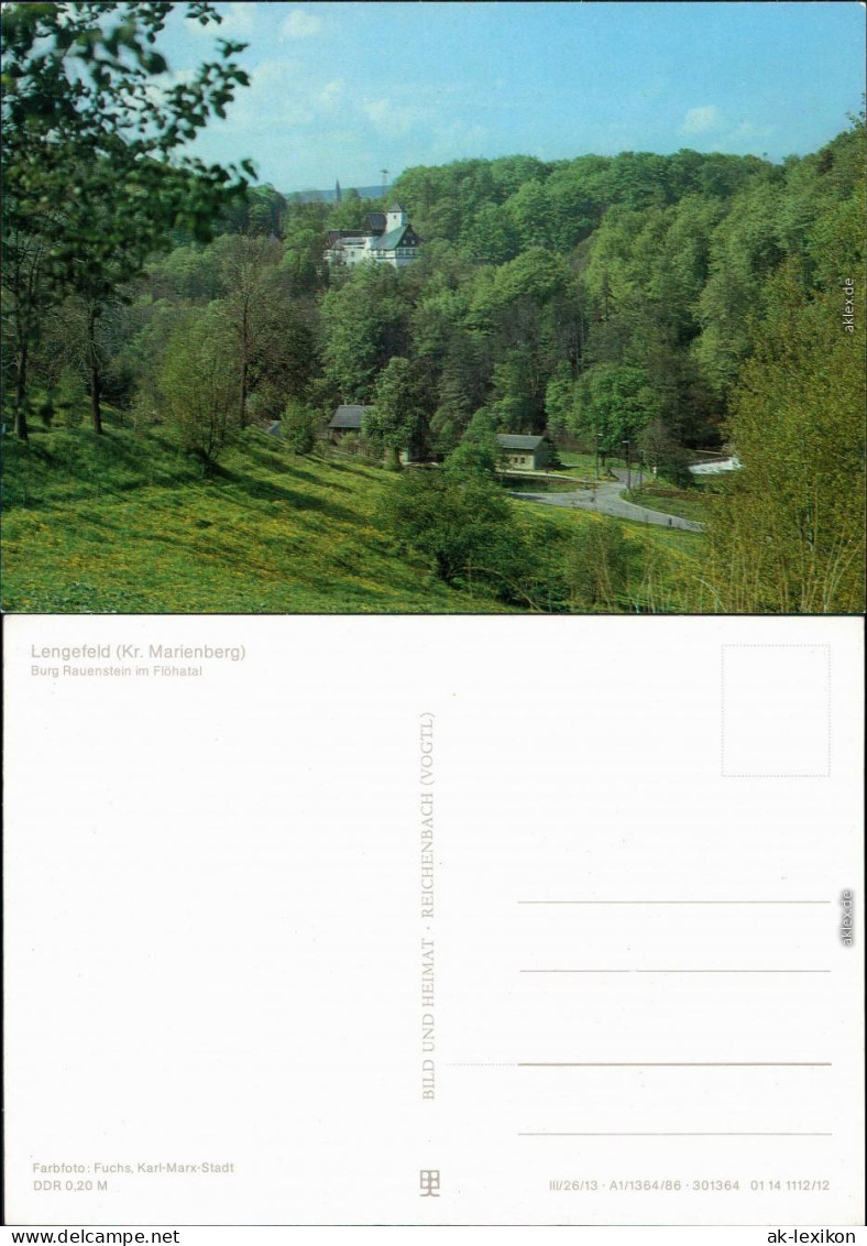Lengefeld (Erzgebirge) Schloß Rauenstein Im Flöhatal 1986 - Lengefeld