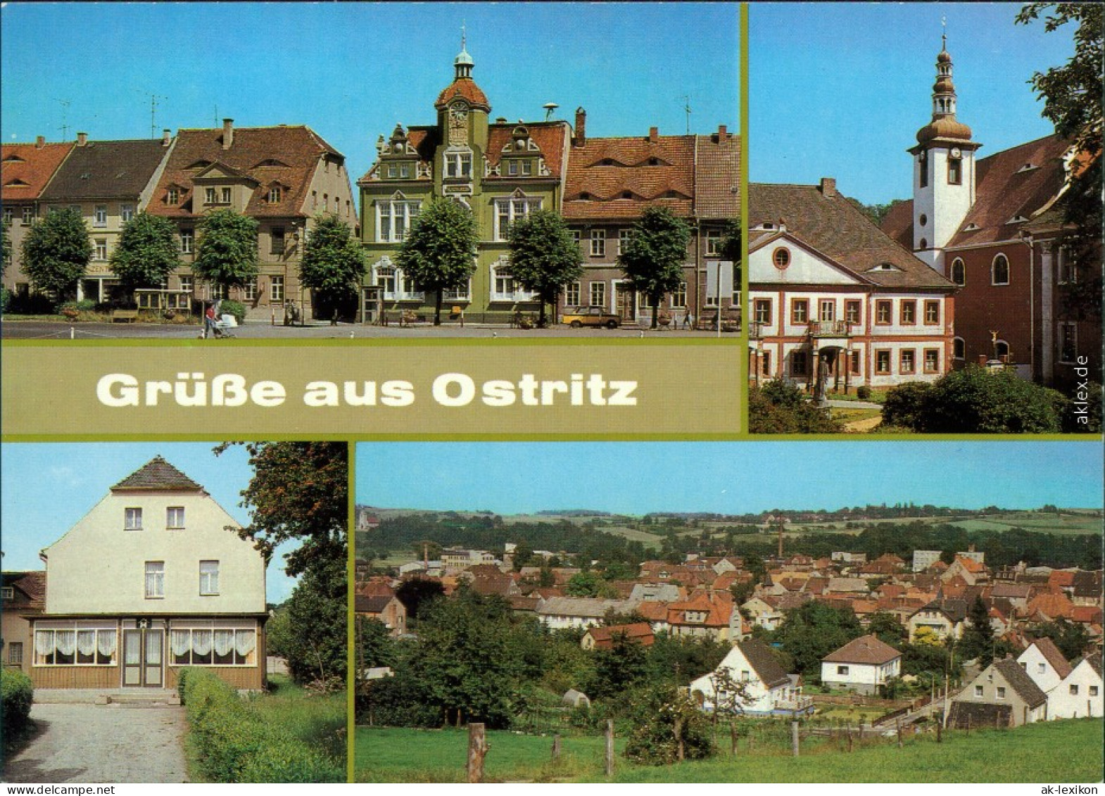 Ostritz (Oberlausitz) Wostrowc Karl-MArx-Platz Kloster   1986 - Ostritz (Oberlausitz)