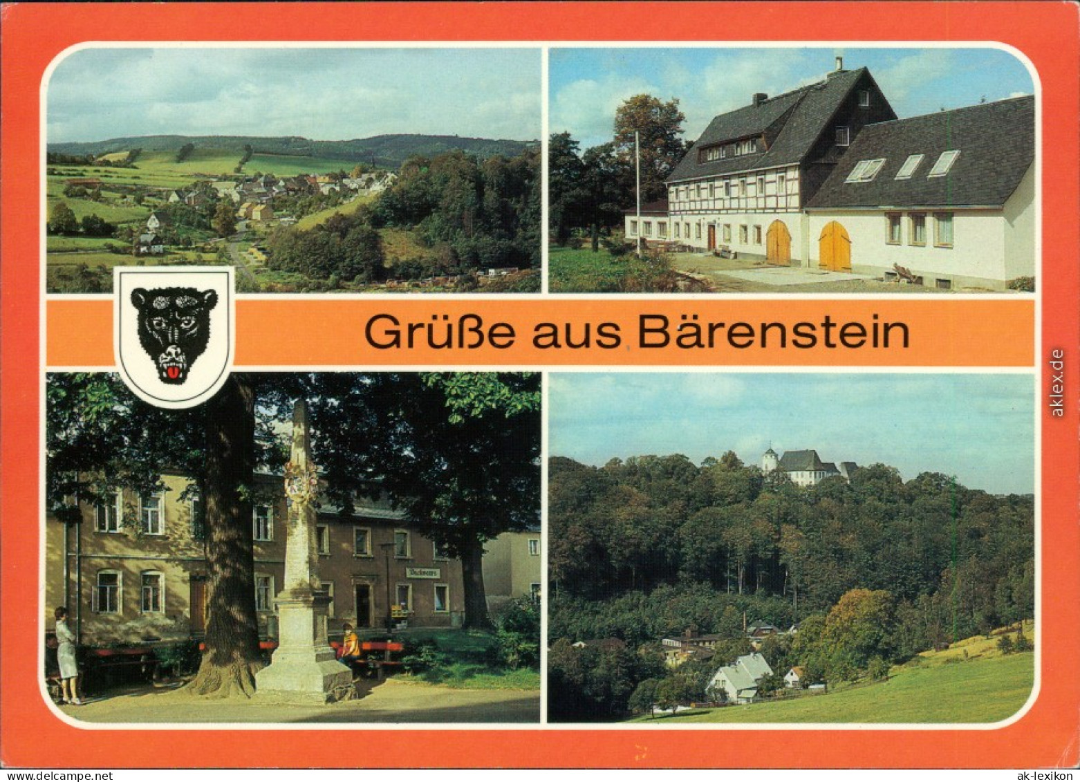 Bärenstein Altenberg (Erzgebirge)   -  Baustoffkombinat "Rotes Banner"   1987 - Bärenstein