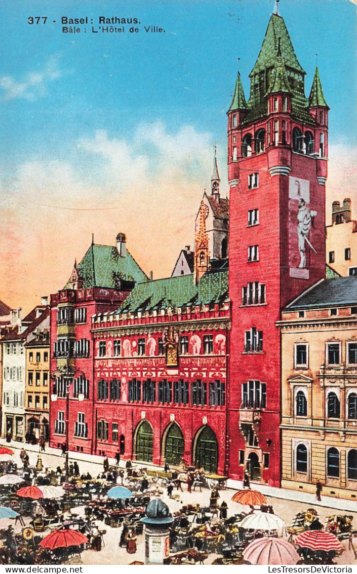 SUISSE - Bâle - L'hôtel De Ville - Carte Postale Ancienne - Basel