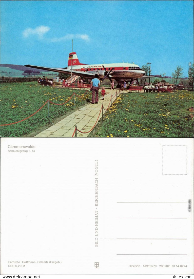 Cämmerswalde-Neuhausen (Erzgebirge) Schauflugzeug IL 14 1979 - Neuhausen (Erzgeb.)