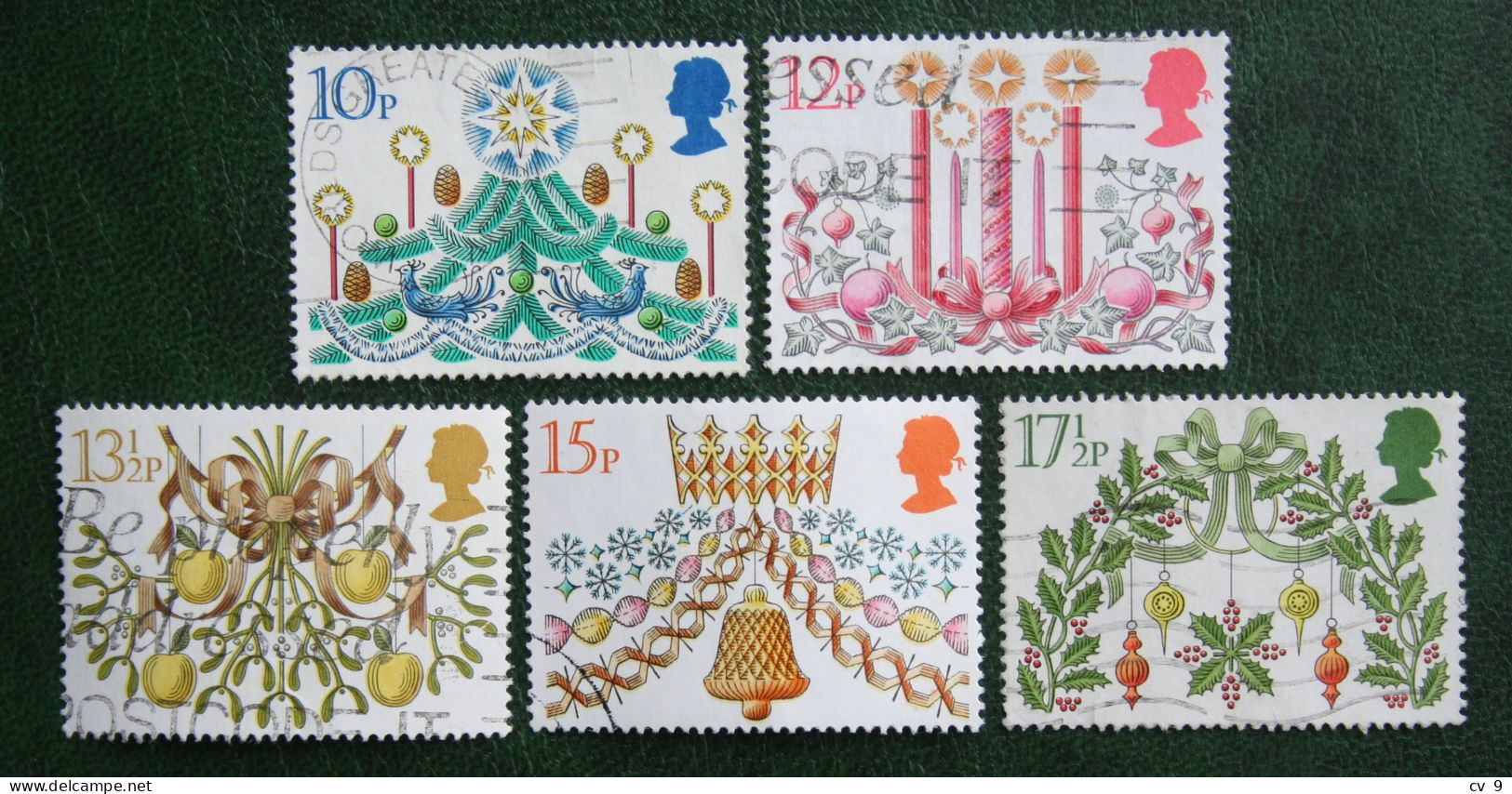 Natale Weihnachten Xmas Noel Kerst (Mi 856-860) 1980 Used Gebruikt Oblitere ENGLAND GRANDE-BRETAGNE GB GREAT BRITAIN - Used Stamps