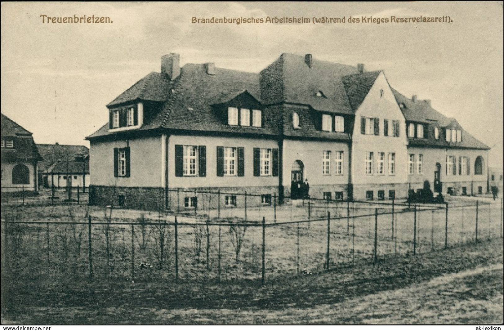 Ansichtskarte Treuenbrietzen Brandenburgisches Arbeitsheim 1913 - Treuenbrietzen