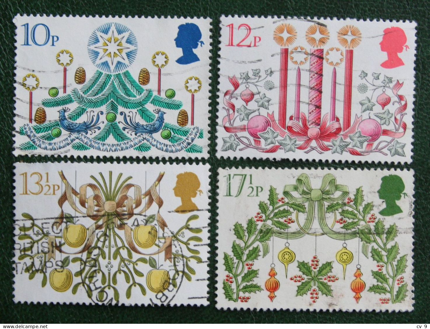 Natale Weihnachten Xmas Noel Kerst (Mi 856-858 860) 1980 Used Gebruikt Oblitere ENGLAND GRANDE-BRETAGNE GB GREAT BRITAIN - Used Stamps