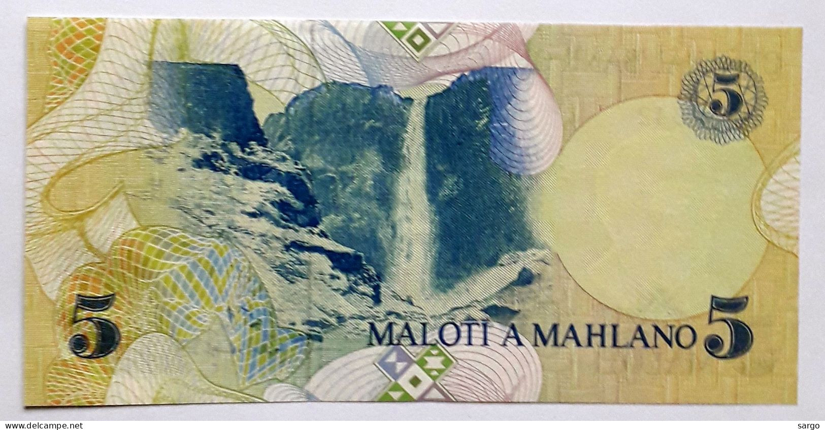 LESOTHO - 5 MALOTI  - P 10 (1989)  - UNC - BANKNOTES - PAPER MONEY - CARTAMONETA - - Lesotho