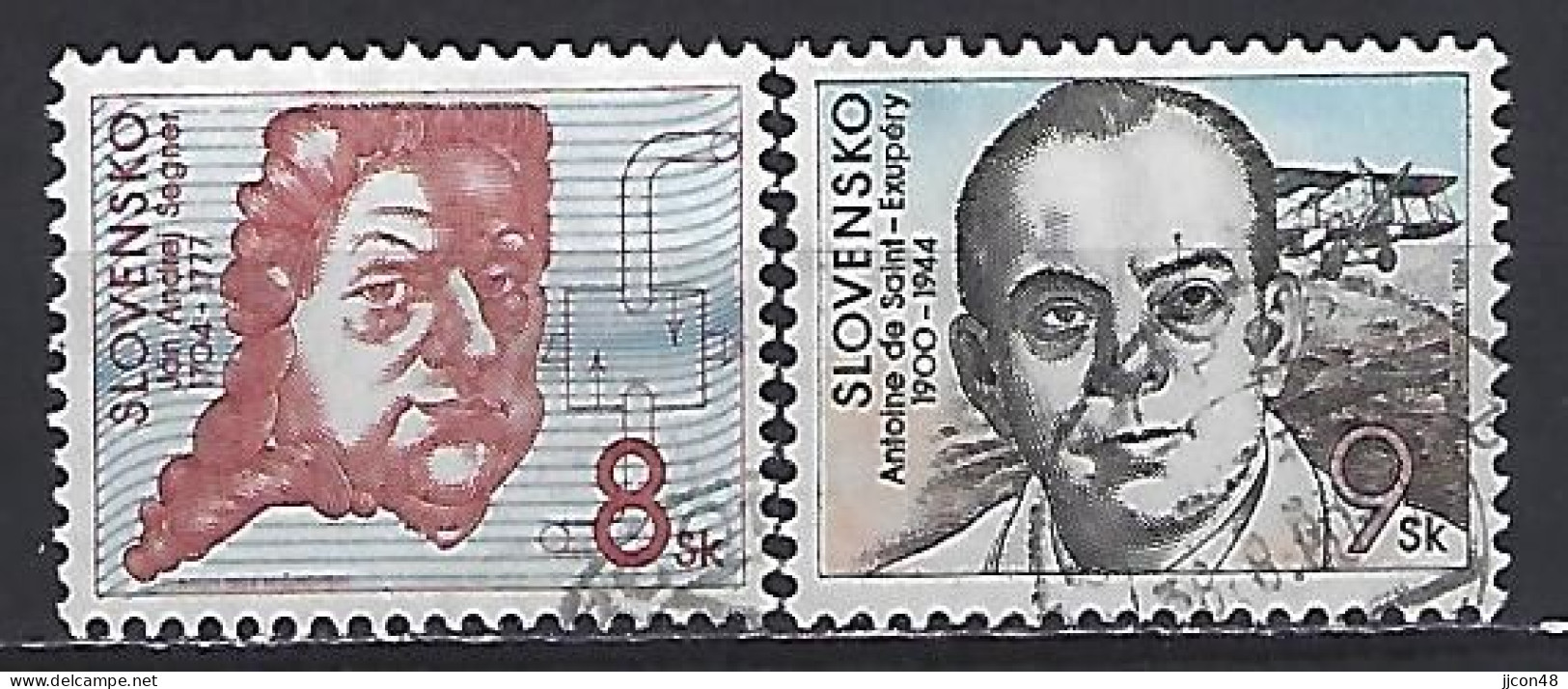 Slovakia 1994  Personaleties (o) Mi.189-190 - Used Stamps