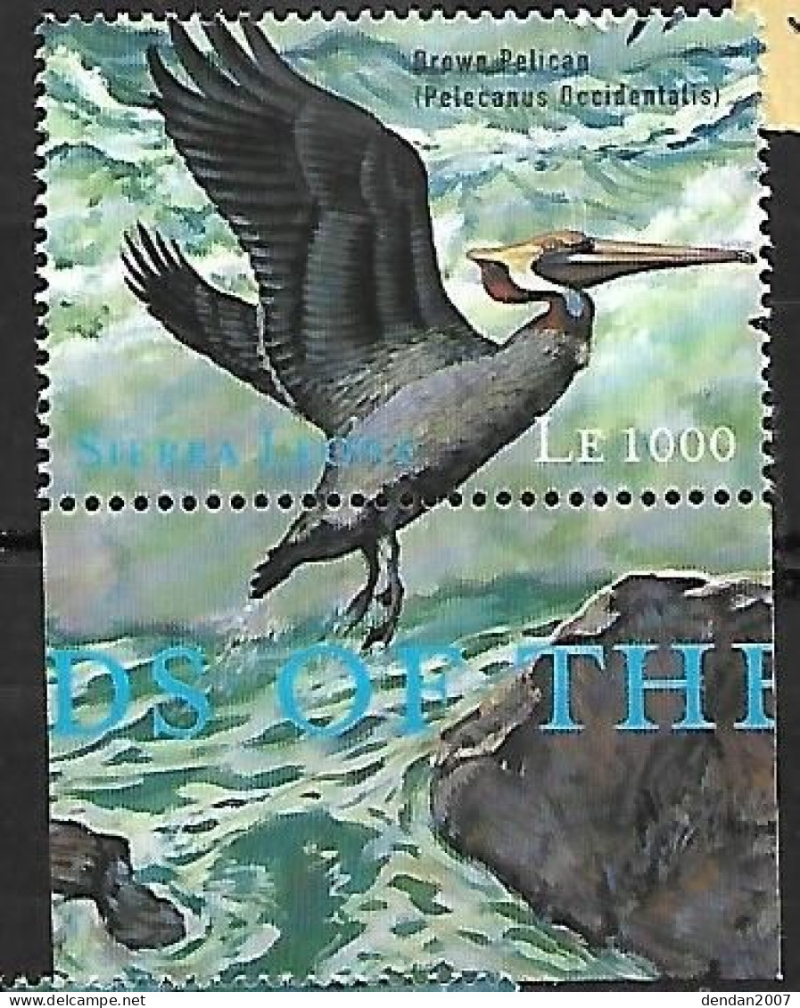 Sierra Leone  - MNH ** 2000 :  Brown Pelican  -  Pelecanus Occidentalis - Pelicans