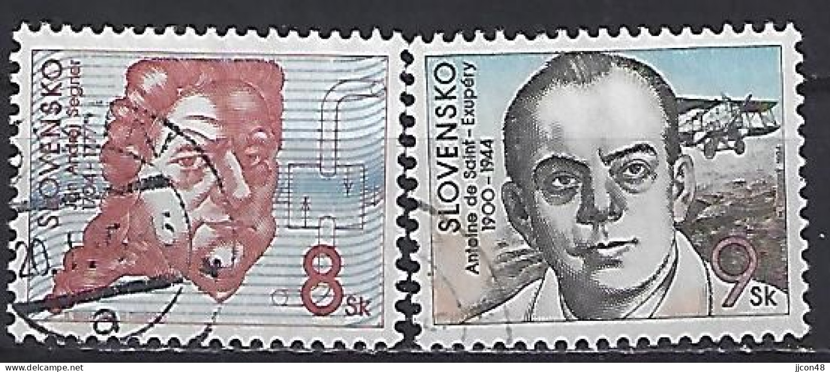 Slovakia 1994  Personaleties (o) Mi.189-190 - Usati