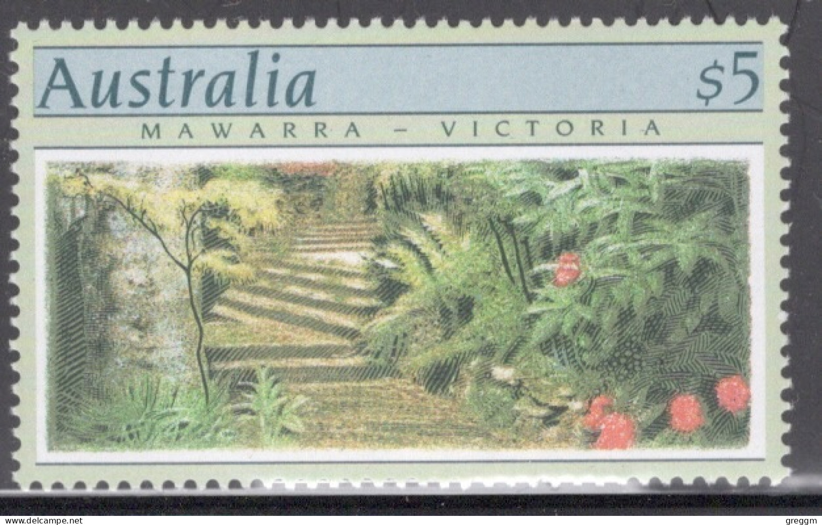 Australia 1990 Single $5 Stamp Issued To Celebrate Gardens In Unmounted Mint - Mint Stamps