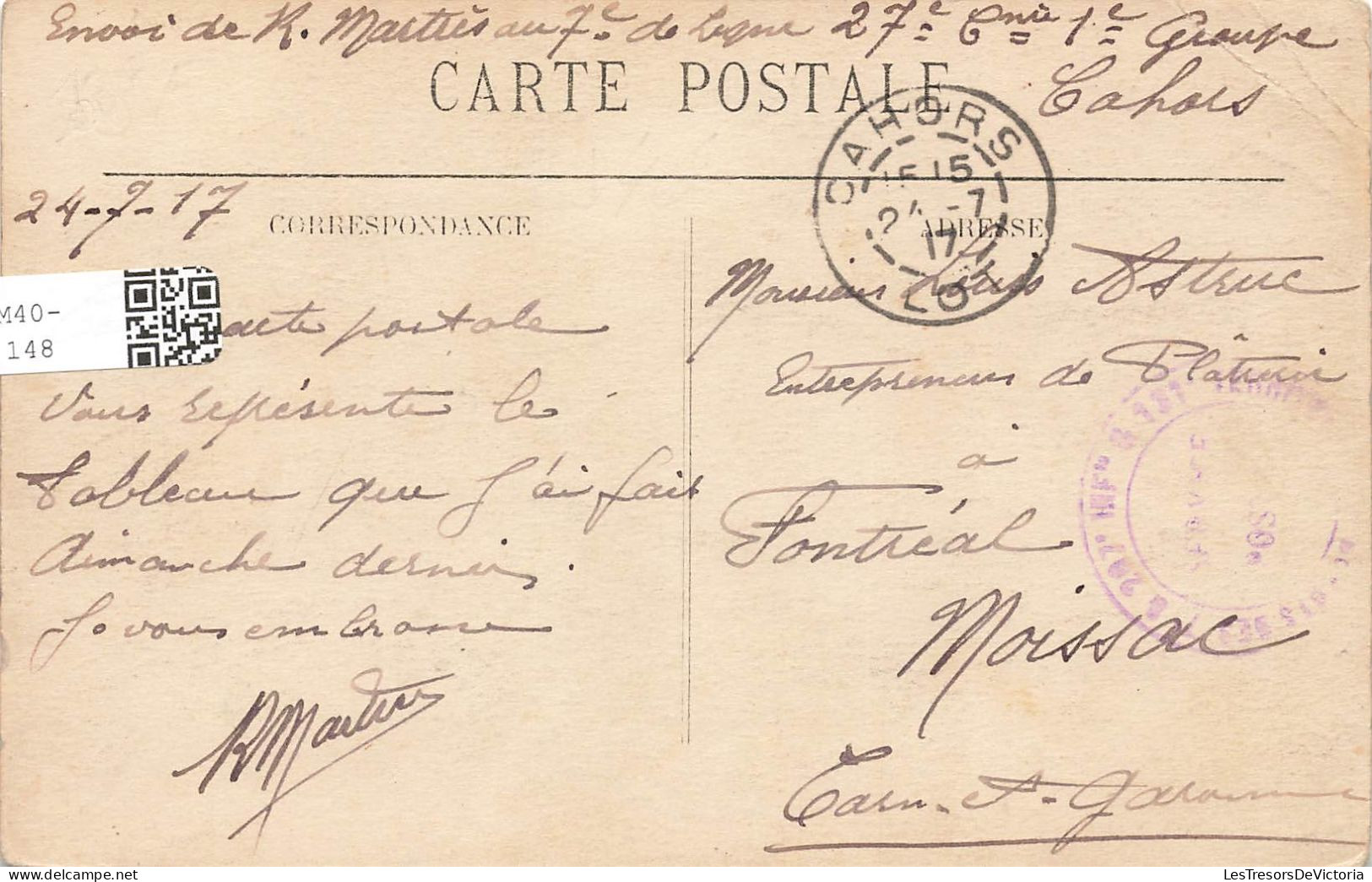 FRANCE - Cahors - La Barbacanne (Monument Historique) - Carte Postale Ancienne - Cahors