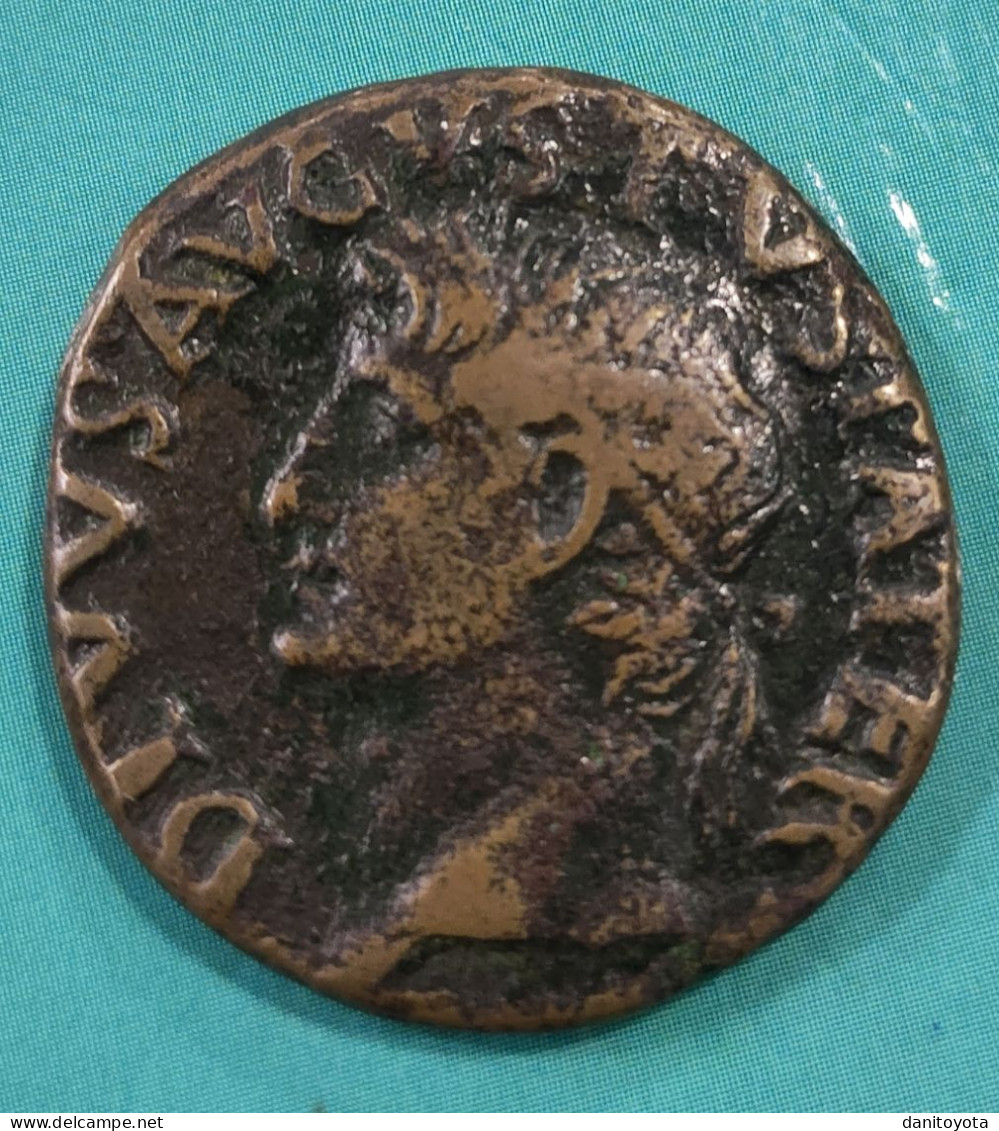 IMPERIO ROMANO. OCTAVIO AUGUSTO. DUPONDIO..PESO 10.88 GR. REF AF2. - The Julio-Claudians (27 BC Tot 69 AD)