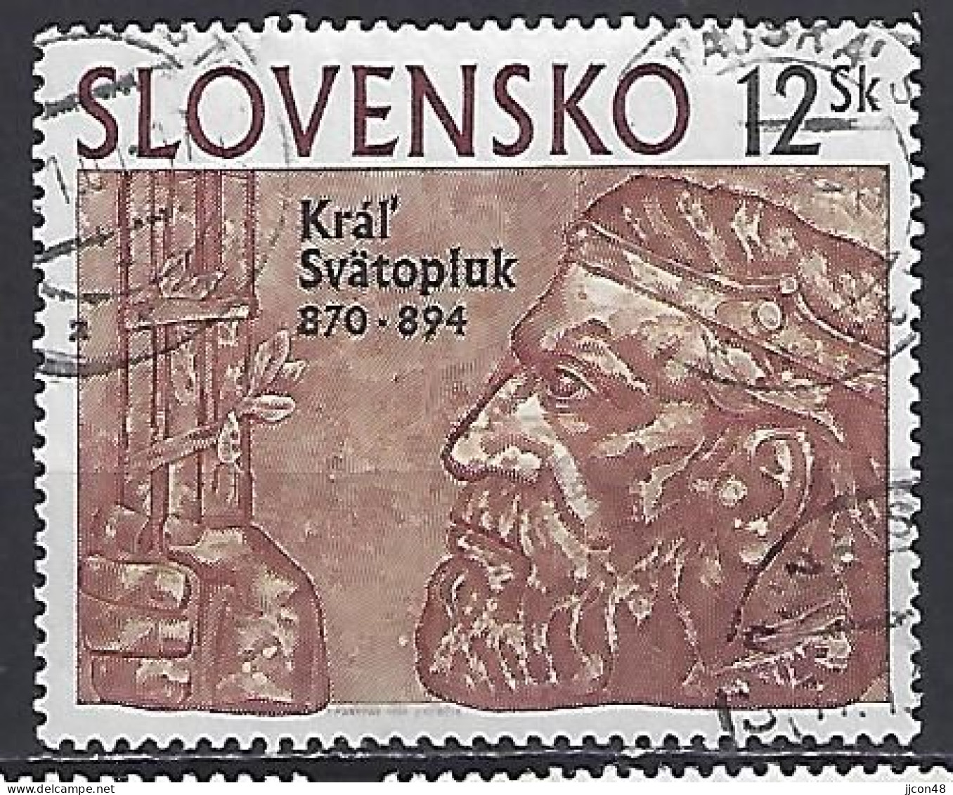 Slovakia 1994  King Swatopluk (o) Mi.198 - Used Stamps