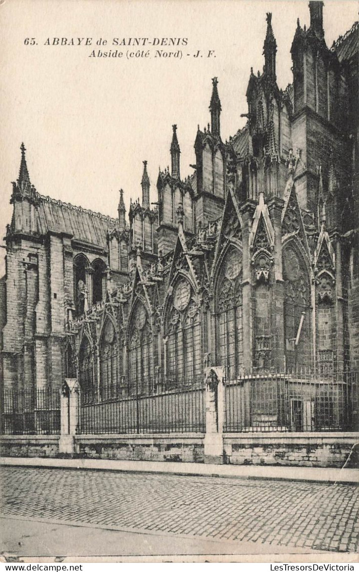 FRANCE - Abbaye De Saint Denis - Vue Panoramique De L'Abside (côté Nord) - J F - Carte Postale Ancienne - Amiens