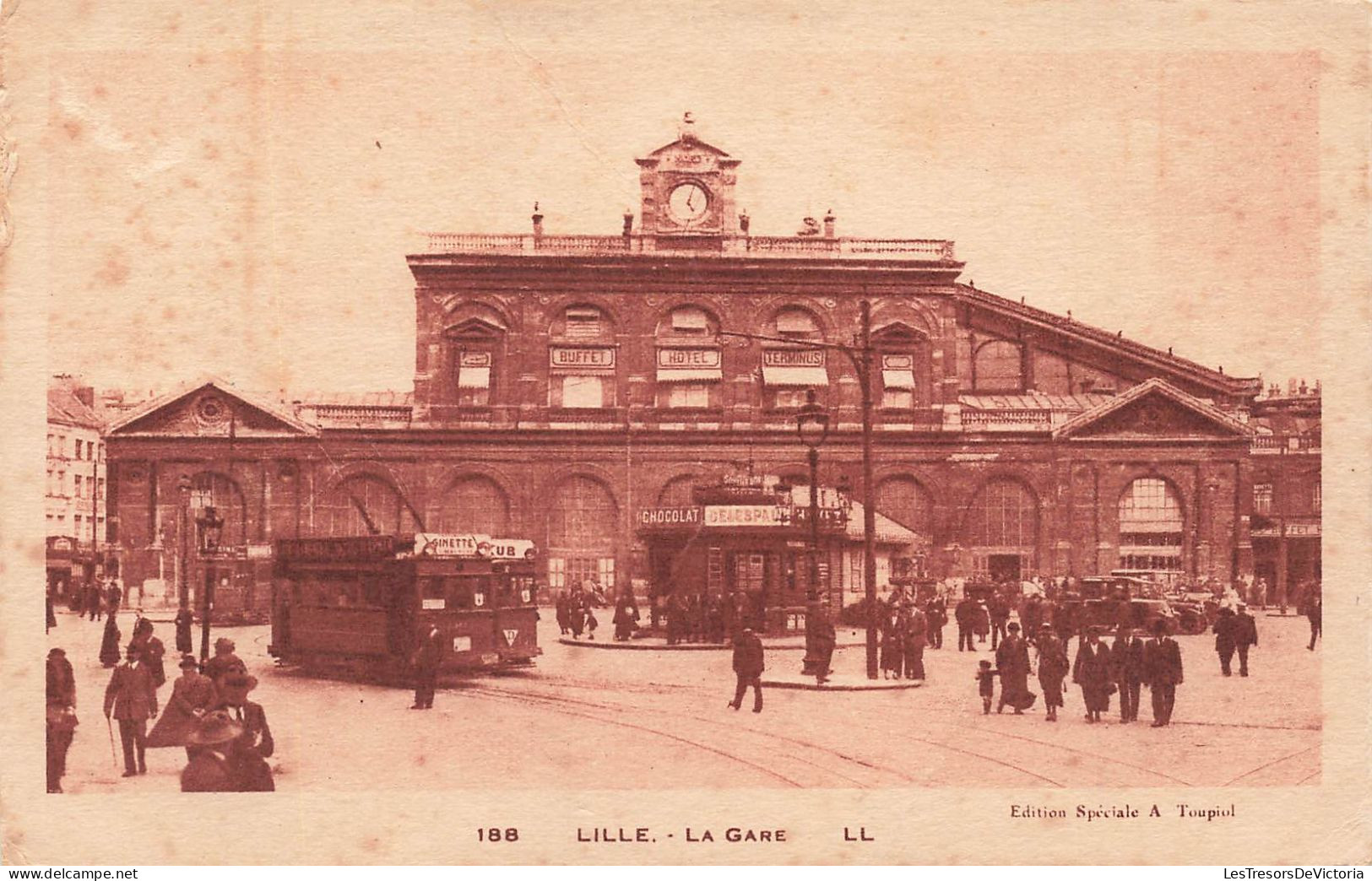 FRANCE  - Lille - La Gare - LL - Carte Postale Ancienne - Lille