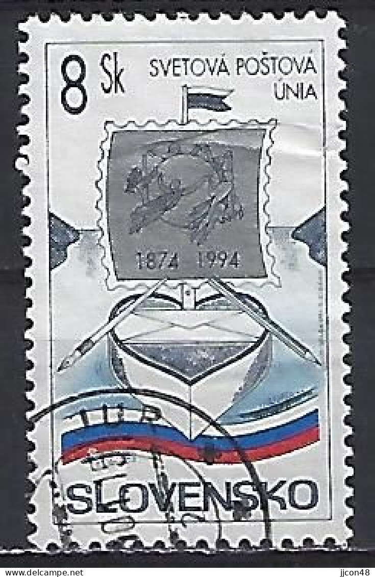 Slovakia 1994  120th Ann.of UPU (o) Mi.199 - Used Stamps