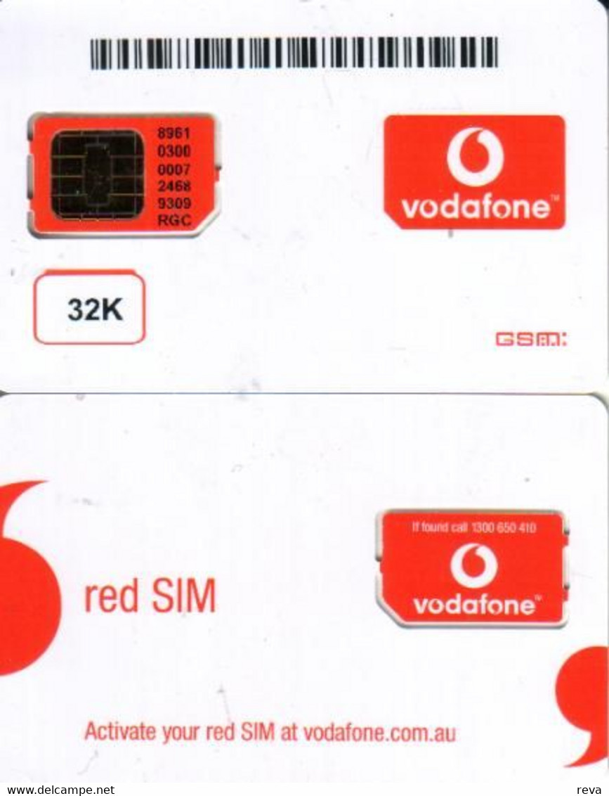 AUSTRALIA  VODAFONE GSM MOBILE WHITE -RED EARLY CARD CHIP MINT READ DESCRIPTION CAREFULLY !! - Australie