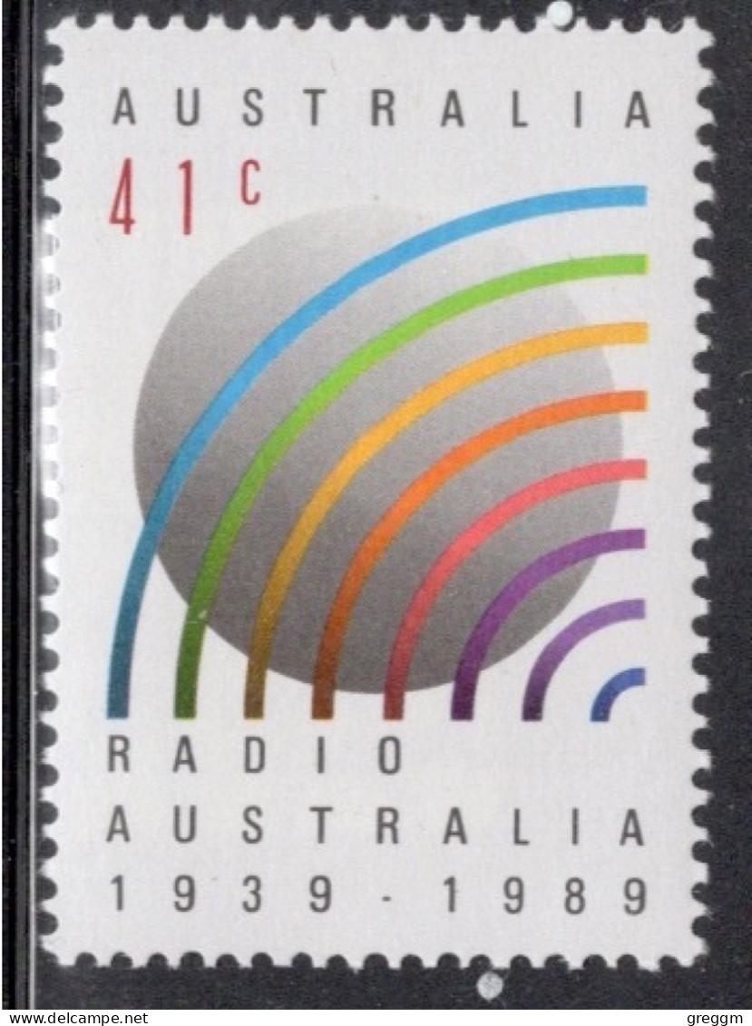 Australia 1989 Single Stamp The 50th Anniversary Of "Radio Australia" In Unmounted Mint - Mint Stamps