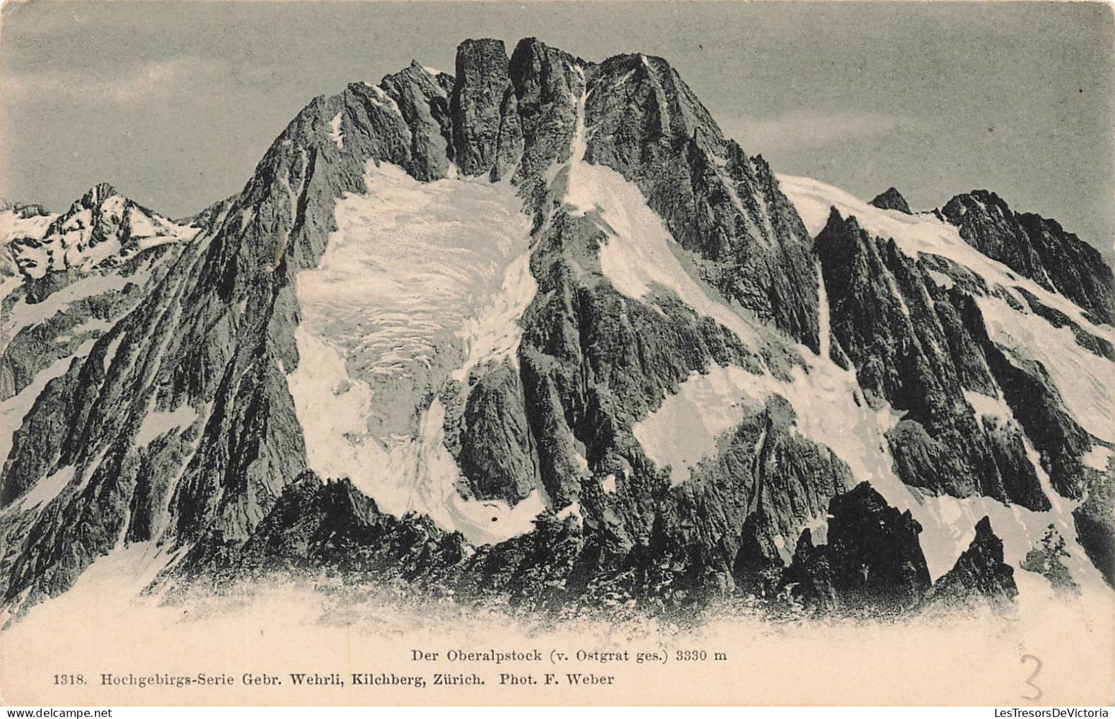 SUISSE - Die Oberalpstock - Hochgebirgs Gebr - Montagne - Carte Postale Ancienne - Autres & Non Classés