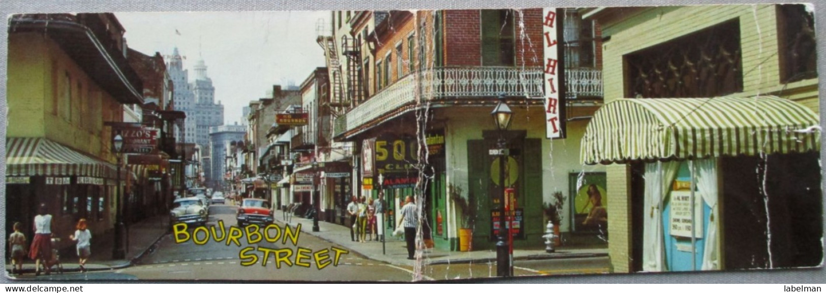 USA UNITED STATES LOUISIANA NEW ORLEANS BOURBON STREET CARD POSTCARD CARTE POSTALE ANSICHTSKARTE CARTOLINA POSTKARTE - Las Vegas