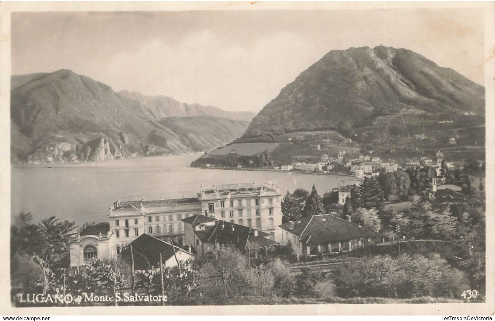 SUISSE - Lugano - Monte S Salvatore - Carte Postale Ancienne - Lugano