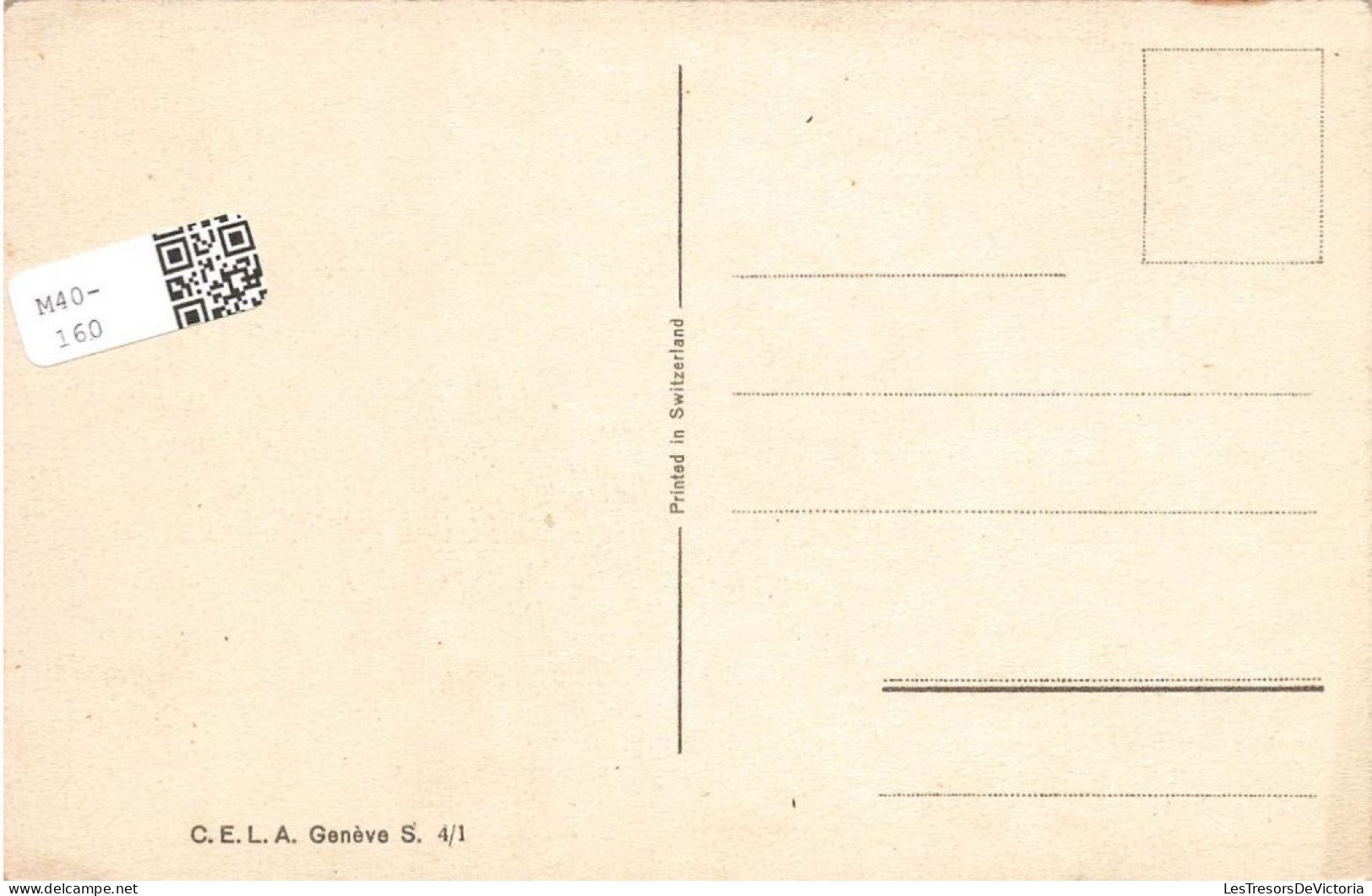 SUISSE - Genève - C.E.L.A - Tableau - S Djakeli - Carte Postale Ancienne - Genève