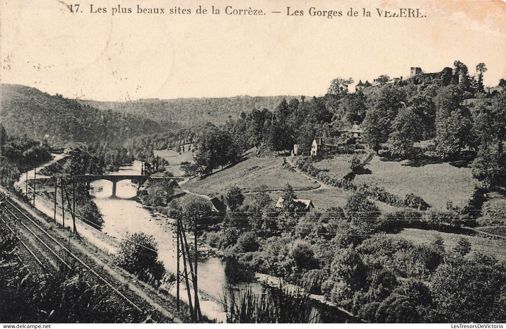 FRANCE - Les Plus Beaux Sites De La Corrèze - Les Gorges De La Vezère - Carte Postale Ancienne - Autres & Non Classés
