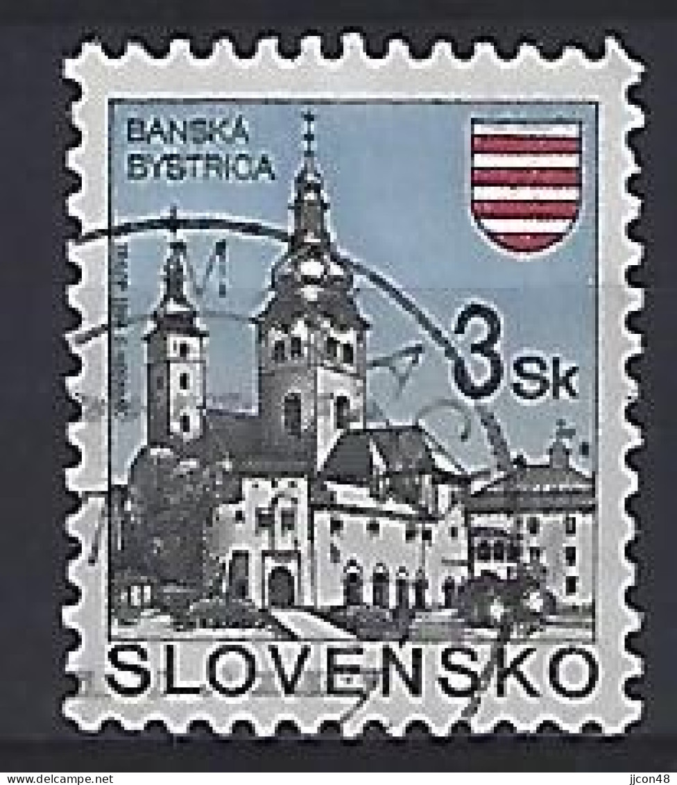 Slovakia 1994  Cities; Bansca Bystrica (o) Mi.206 - Usados