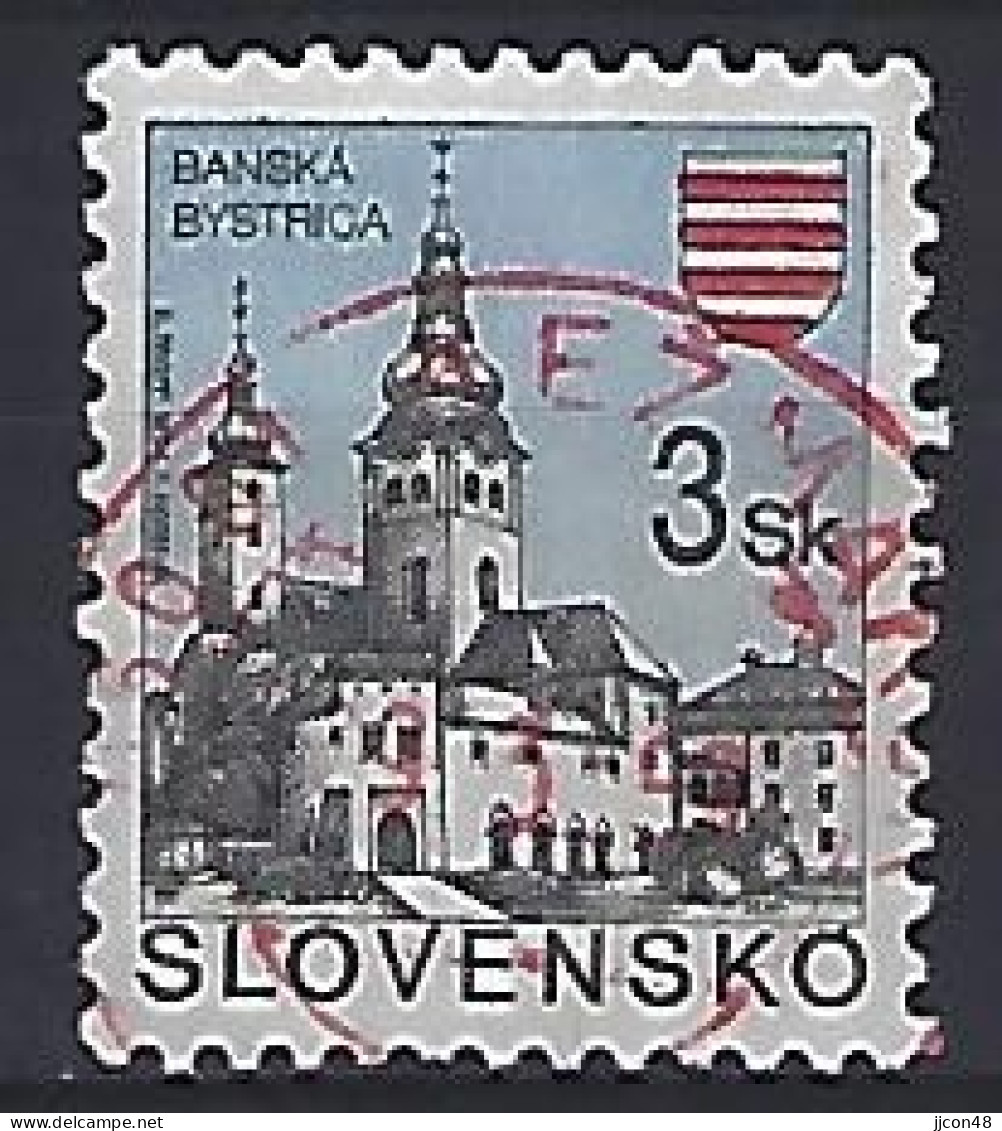 Slovakia 1994  Cities; Bansca Bystrica (o) Mi.206 - Usados