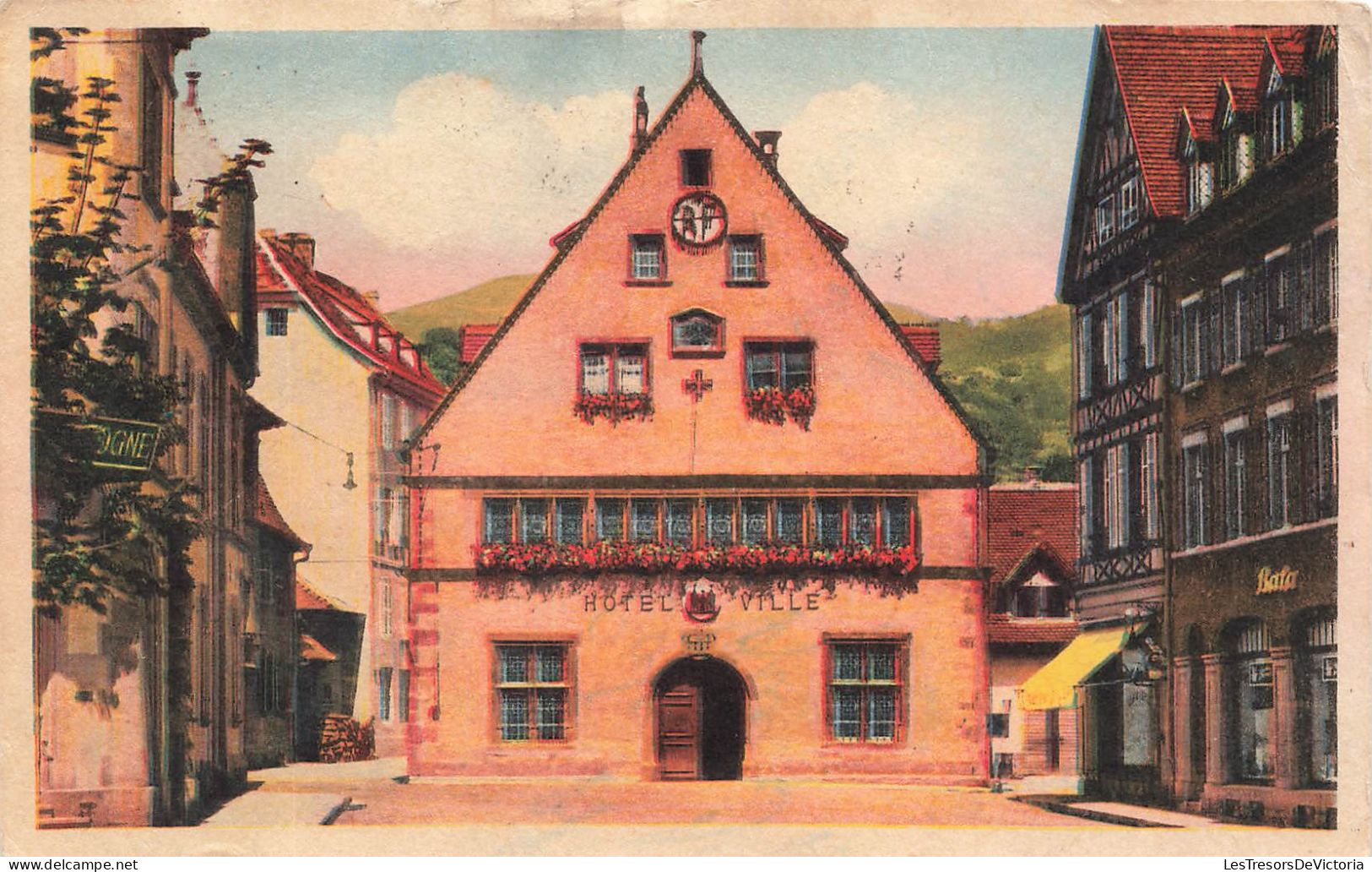 FRANCE - Munster - Hôtel De Ville - Façade Principale - Carte Postale Ancienne - Munster