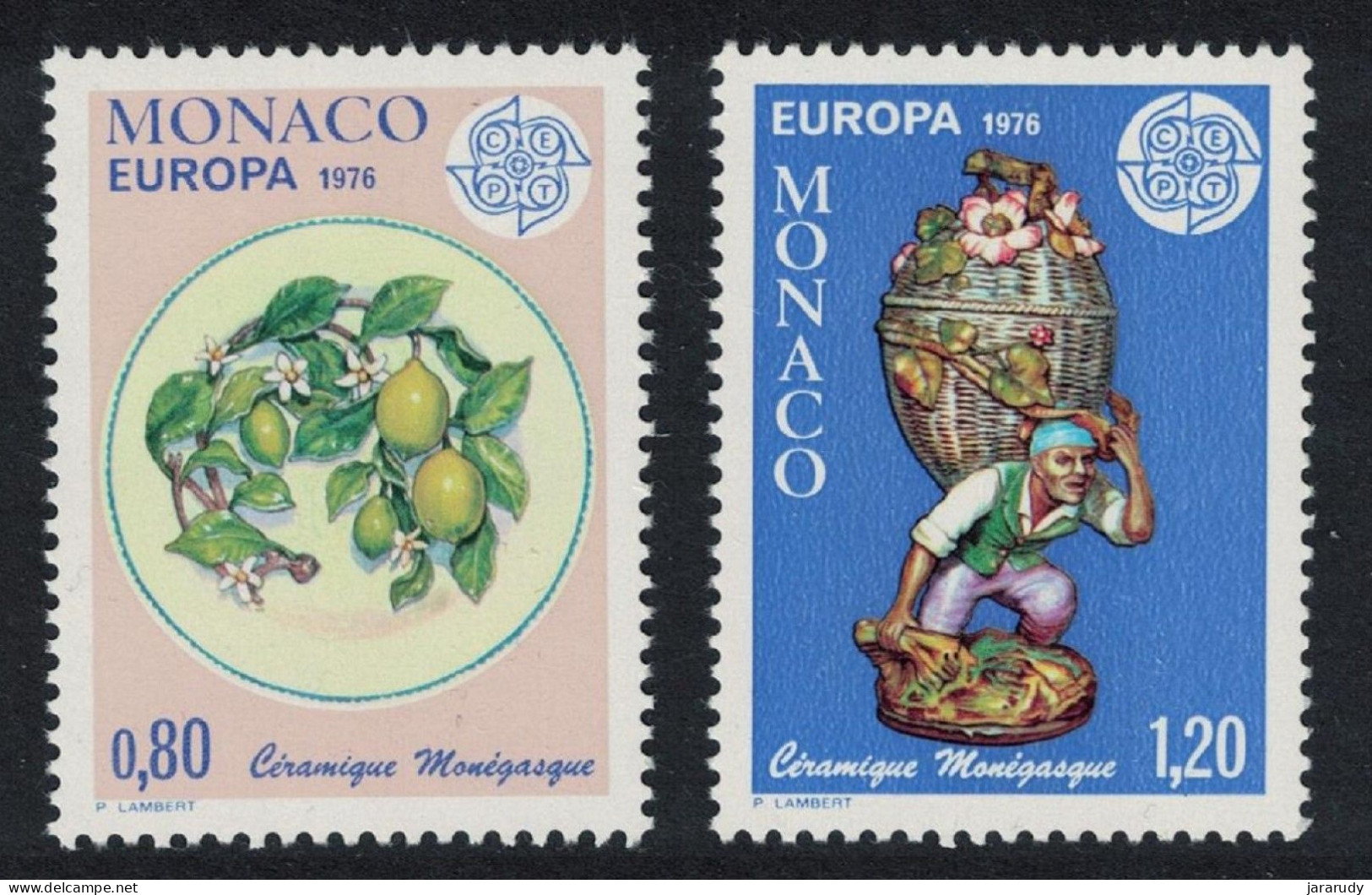 MONACO EUROPA CEPT 1976 Yv 1062/3 MNH - 1976