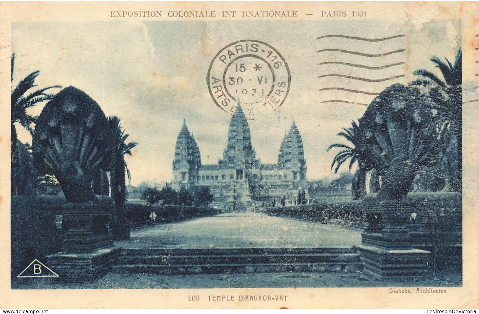 FRANCE - Paris 1931 - Exposition Coloniale Internationale - Temple D'Angkor Vat - Carte Postale Ancienne - Exhibitions