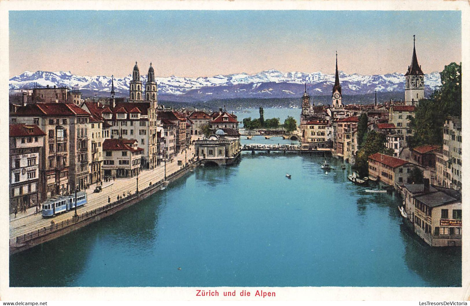 SUISSE - Zürich Und Die Alpen - Lac - Carte Postale Ancienne - Zürich