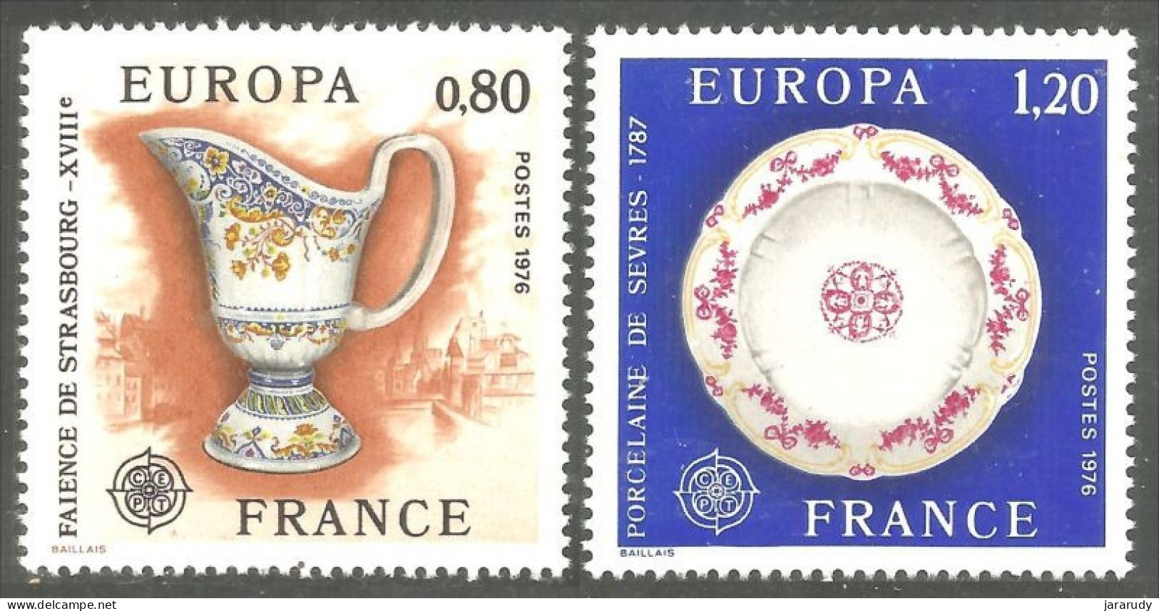 FRANCIA EUROPA CEPT 1976 Yv 1478/9 MNH - 1976