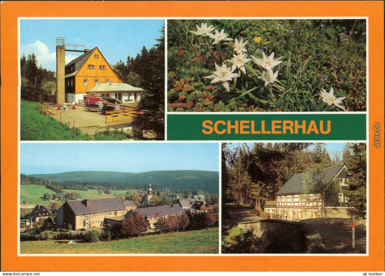 Schellerhau Altenberg (Erzgebirge FDGB-Casino, Ferienheim "Glückspilz"  1985 - Schellerhau