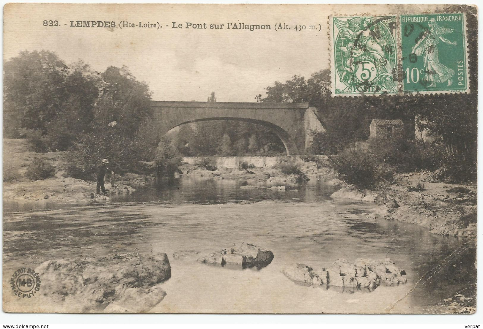 832 LEMPDES Le Pont De L'Allagnon - Lempdes