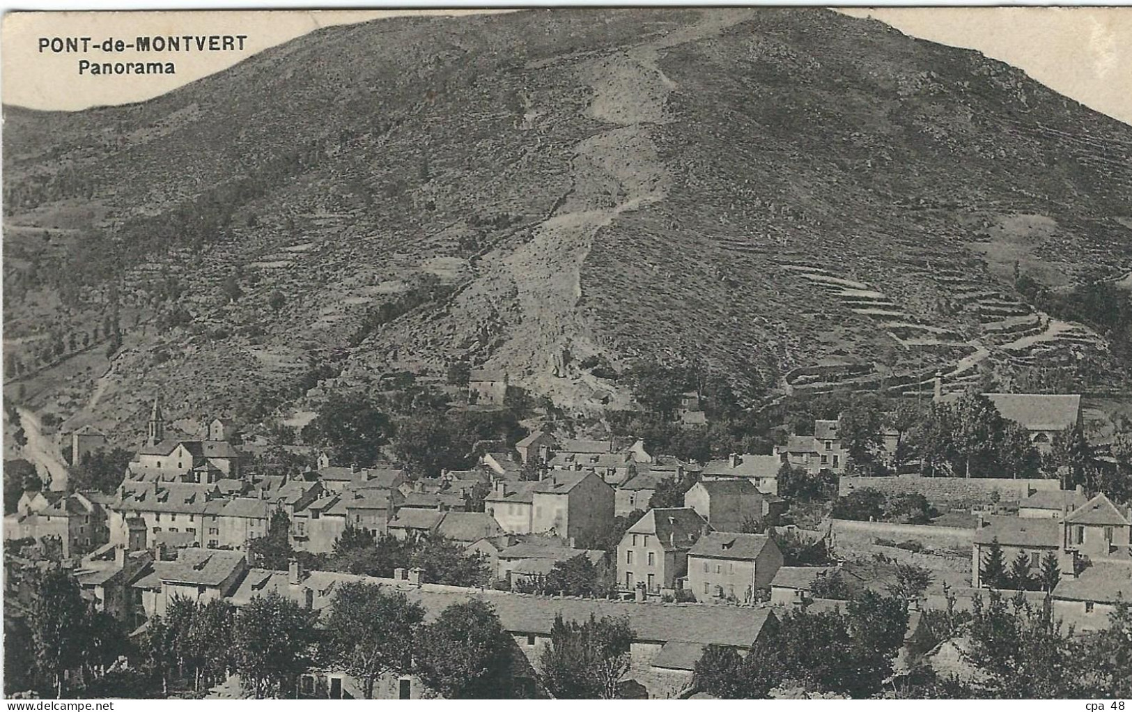 LOZERE : Pont De Montvert : Panorama - Le Pont De Montvert