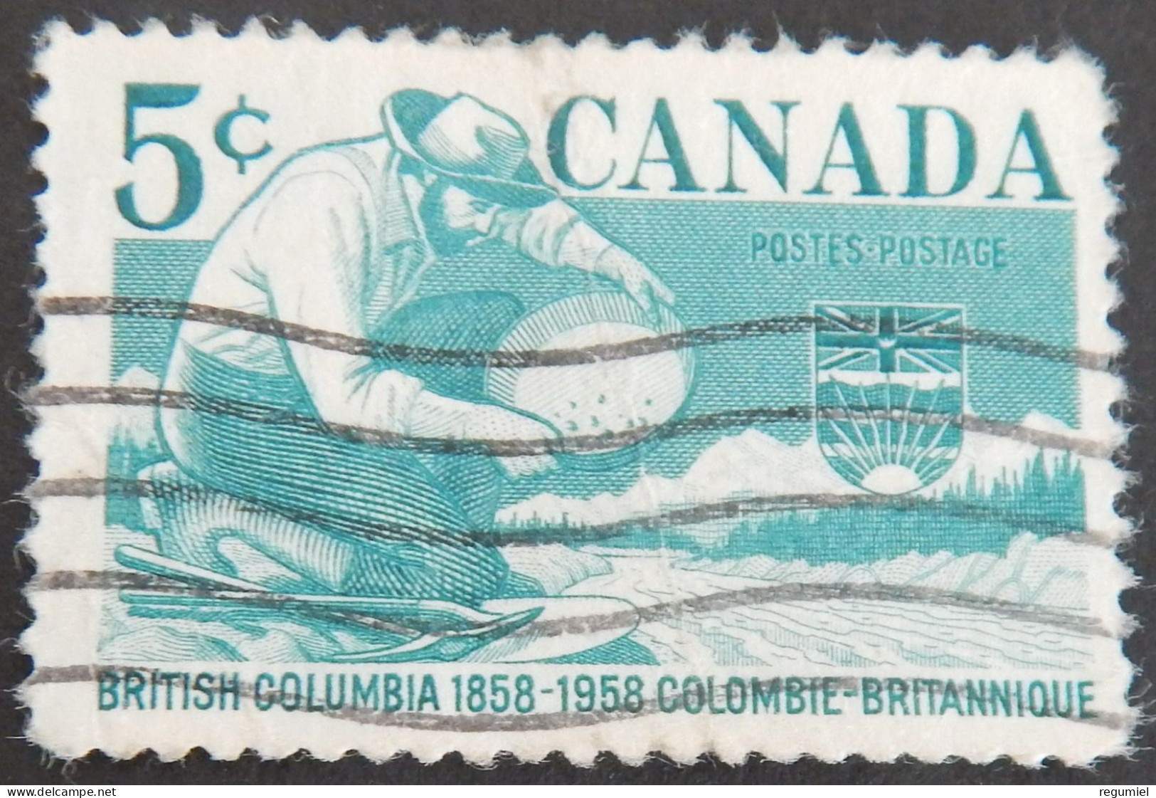 Canada U  304 (o) Usado. 1958 - Oblitérés