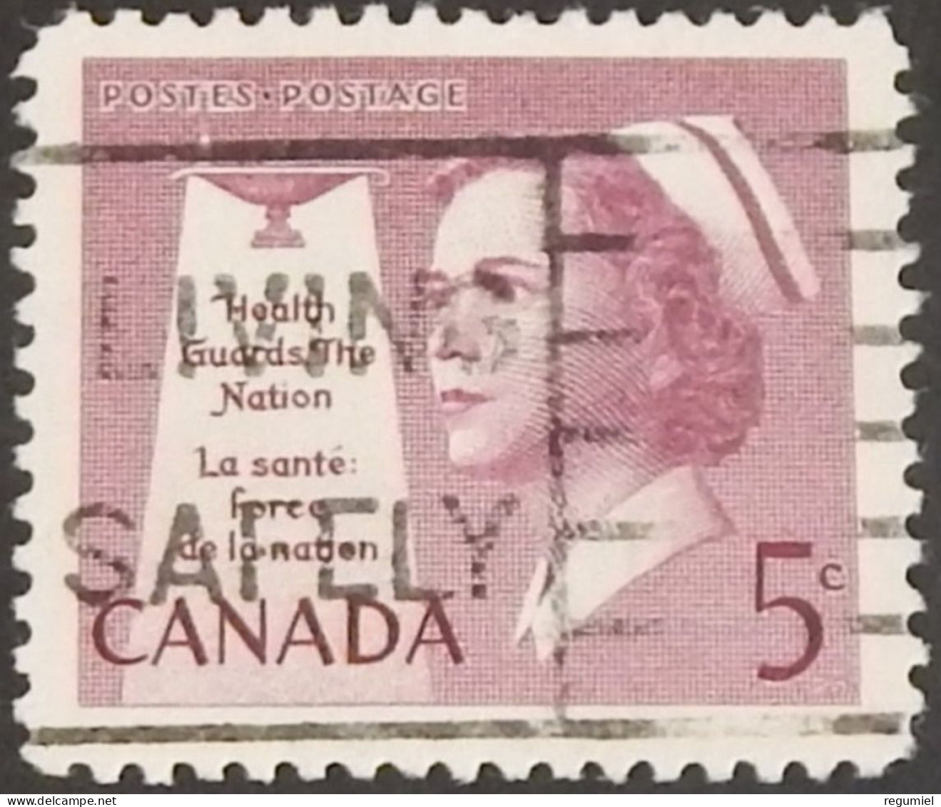 Canada U  307 (o) Usado. 1958 - Usati